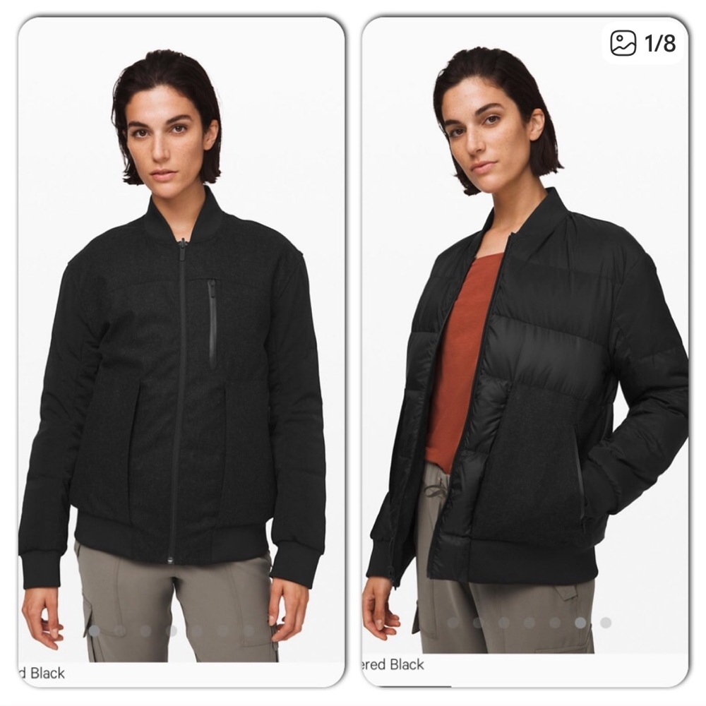 lululemon roam far wool jacket reversible